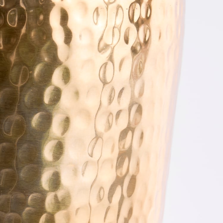 Colossal Austin Hammered Metal Vase