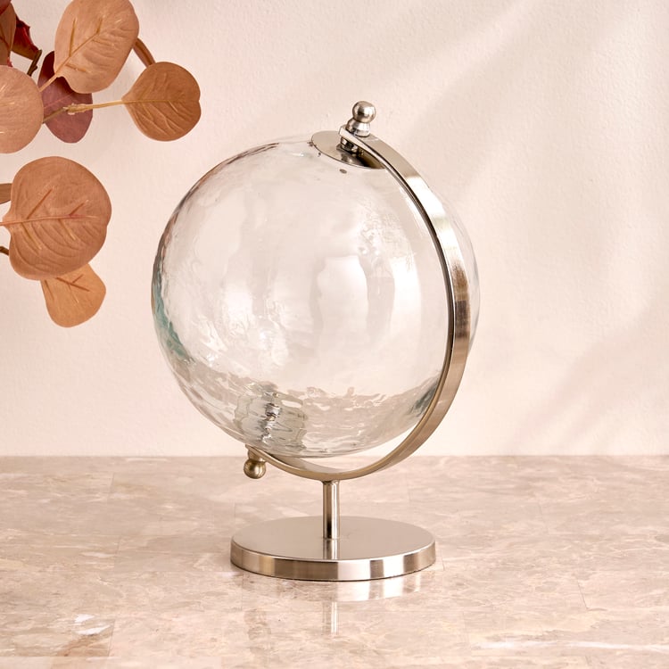 Geo Muse Vector Glass Globe Table Accent