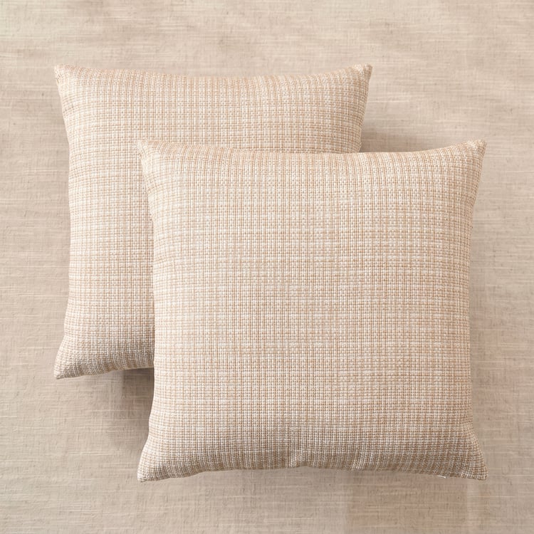 Corsica Sira Set of 2 Woven Cushion Covers - 45x45cm