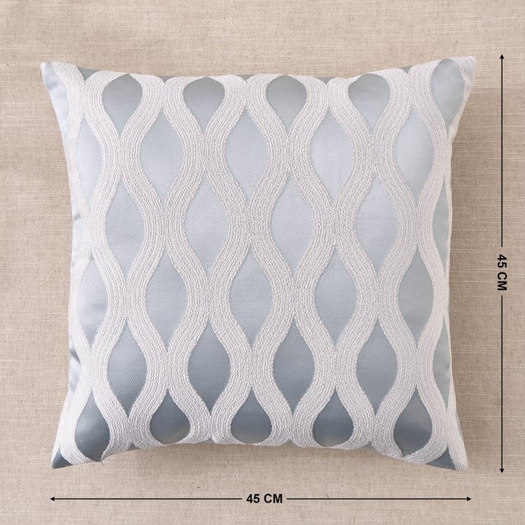 Corsica Tavi Set of 2 Patterned Cushion Covers - 45x45cm