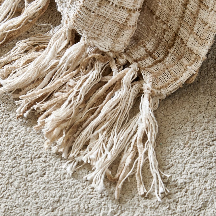 Sundried Sanctuary Textured Single Throw - 170x130cm