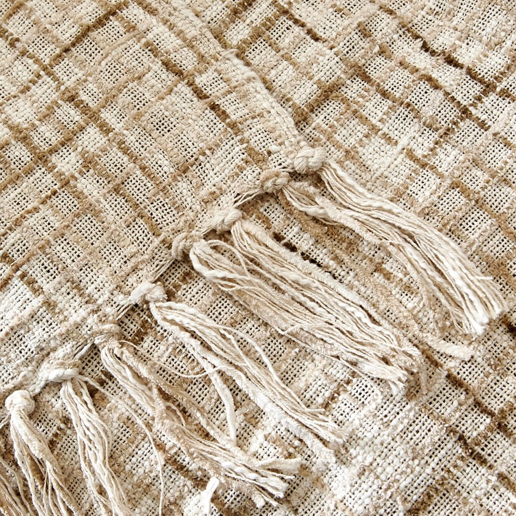 Sundried Sanctuary Textured Single Throw - 170x130cm