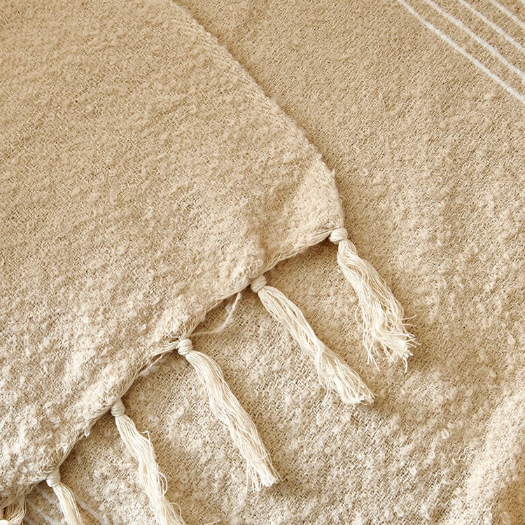 Natural Tranquil Single Throw - 170x130cm