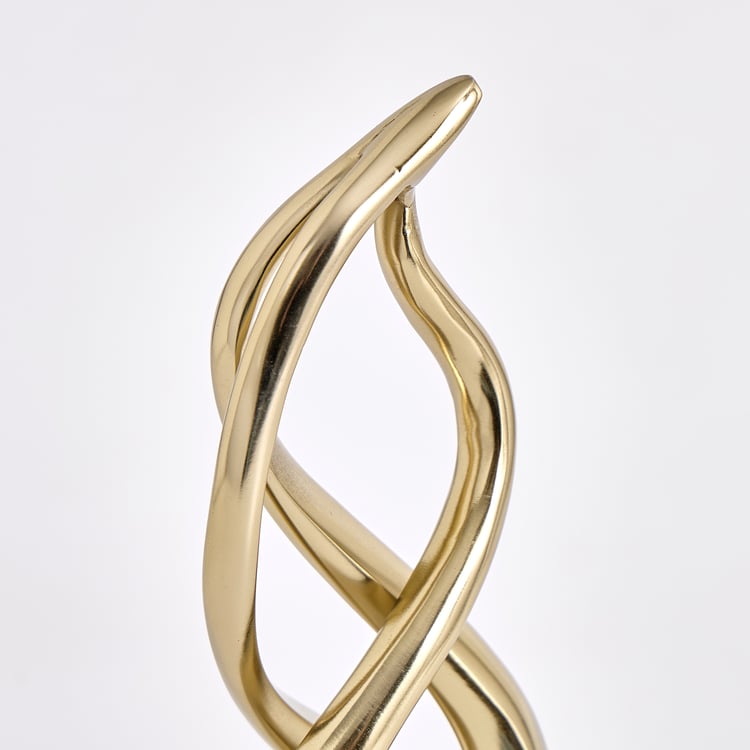 Gilded Luxe Metal Table Accent