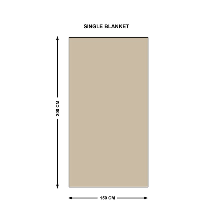 Corsica Soft Touch Single Blanket