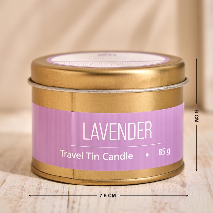 Essentials Core Lavender Scented Tin Candle