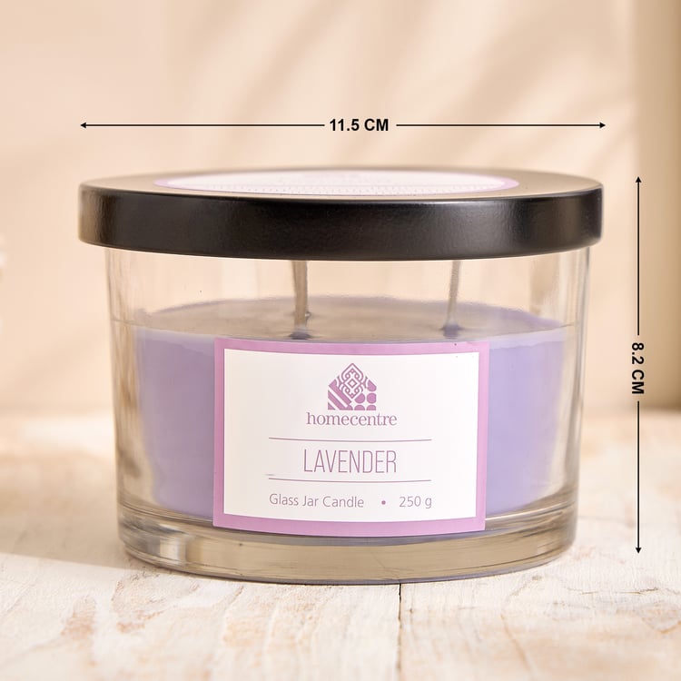 Essentials Core Lavender Scented 3-Wick Jar Candle