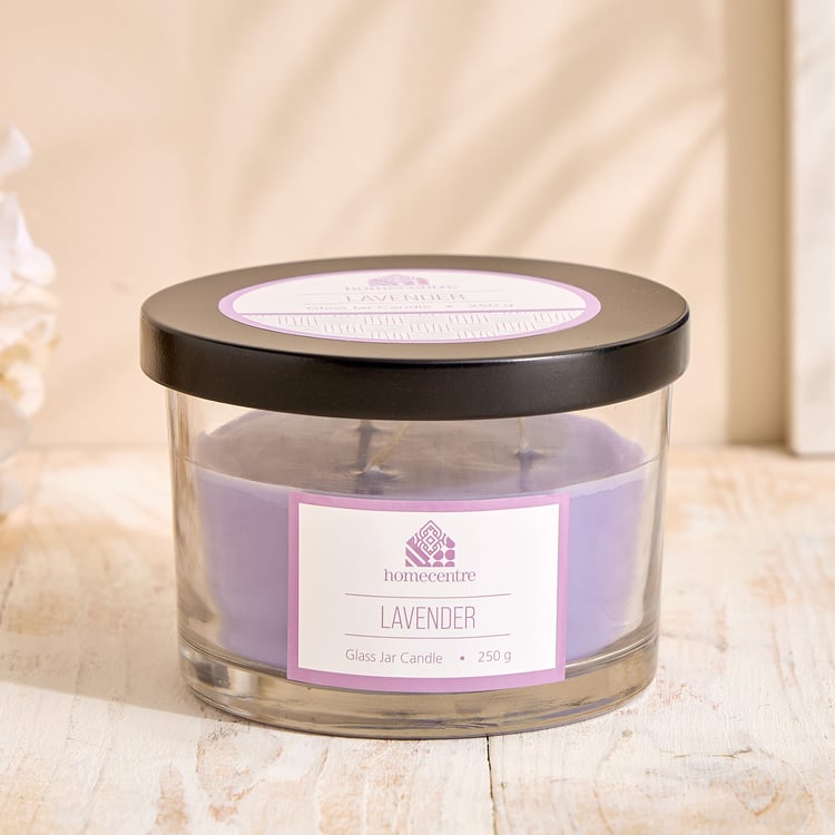 Essentials Core Lavender Scented 3-Wick Jar Candle