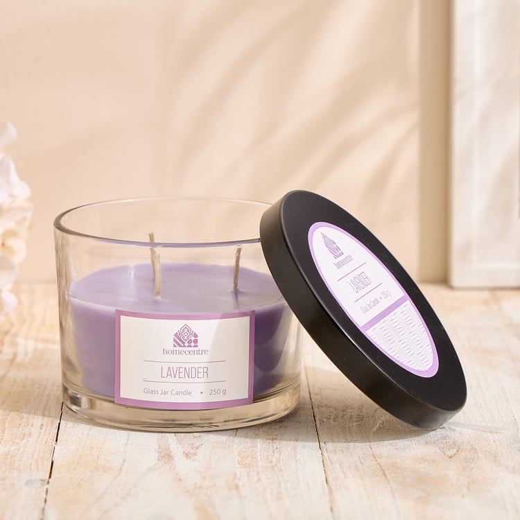 Essentials Core Lavender Scented 3-Wick Jar Candle