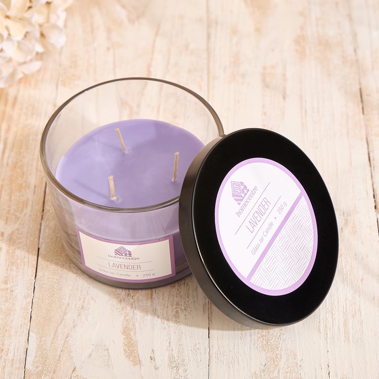 Essentials Core Lavender Scented 3-Wick Jar Candle