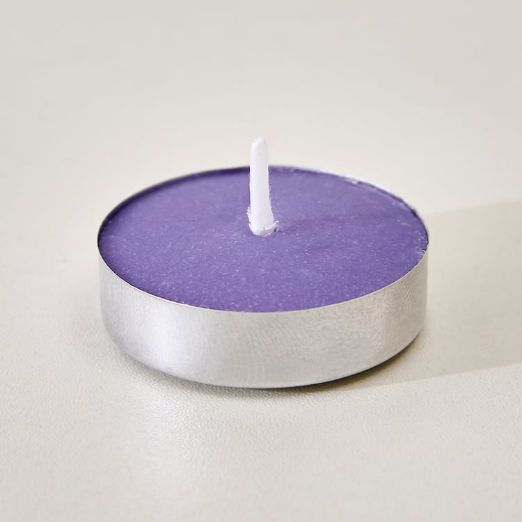 Essentials 4Pcs Lavendar Burner Oil and T-Light Set