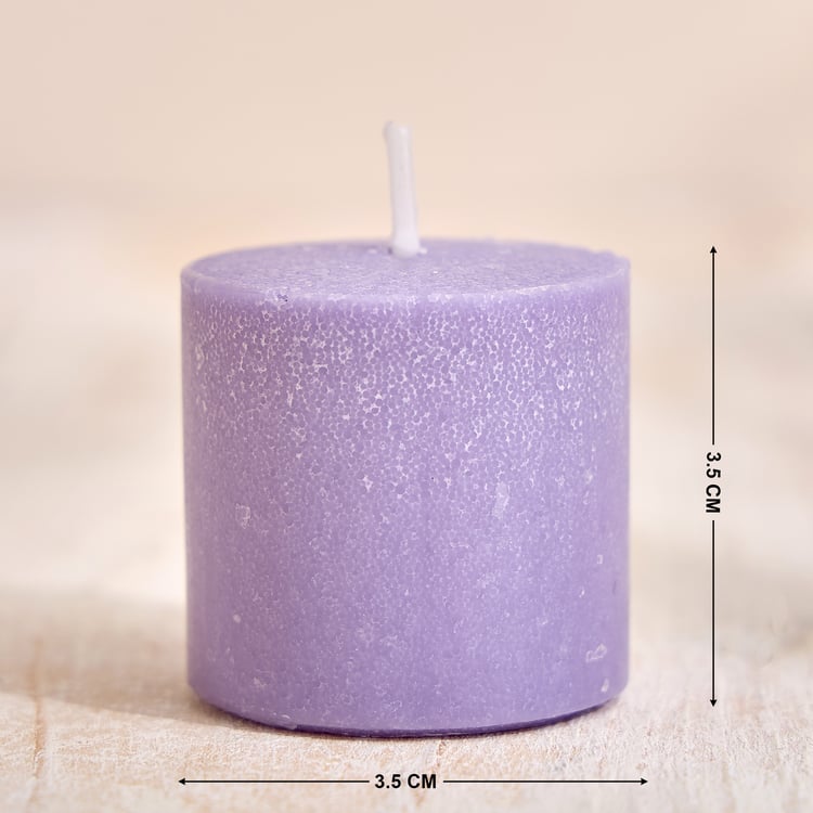 Essentials Core Set of 6 Lavender Scented Votive Candles