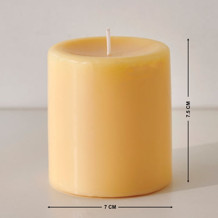Essentials Lemongrass Scented Pillar Candle