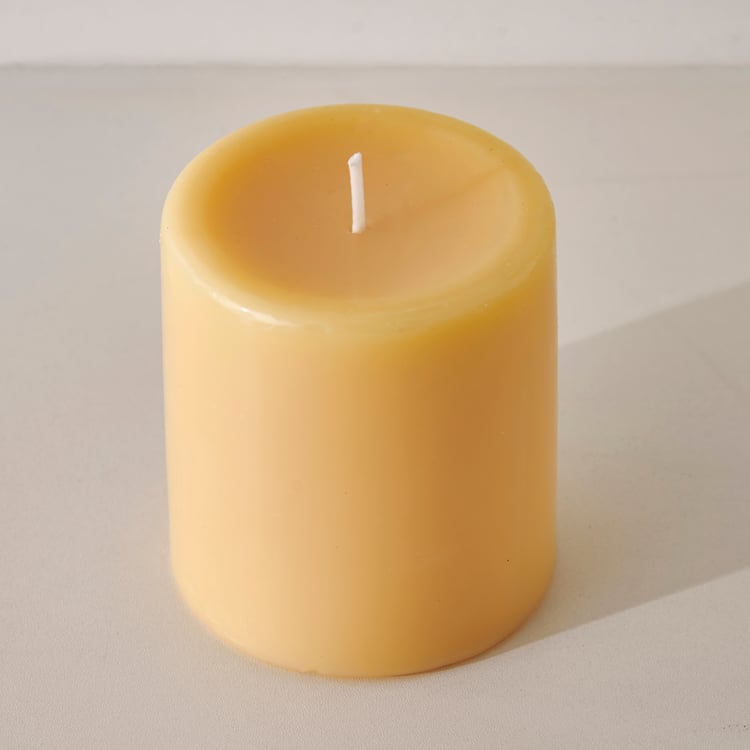 Essentials Lemongrass Scented Pillar Candle