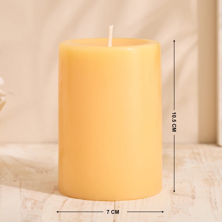 Essentials Core Lemongrass Scented Pillar Candle
