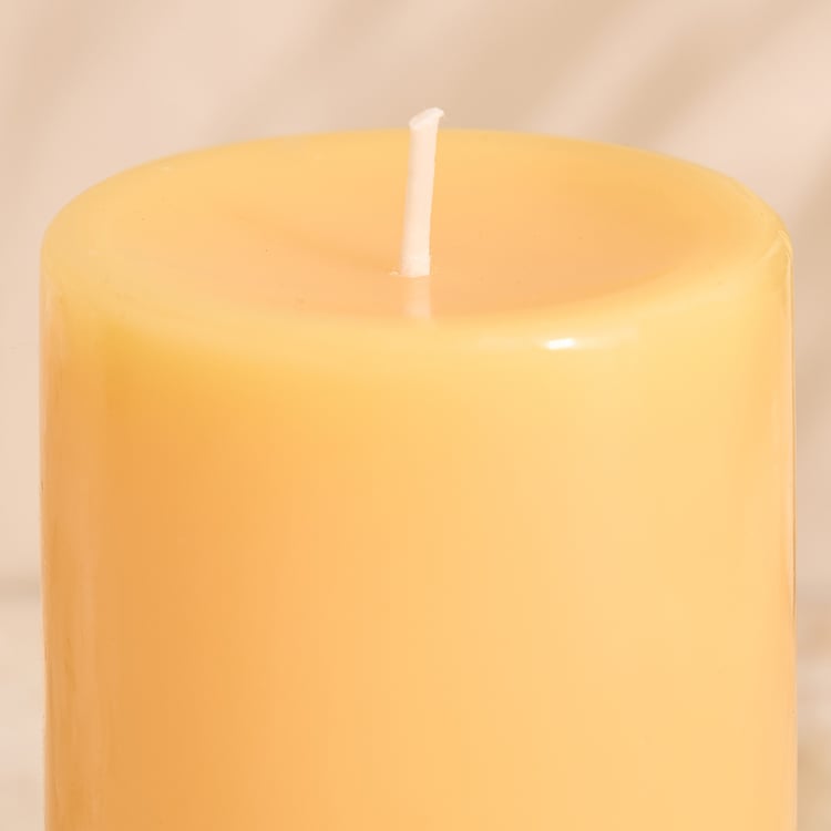 Essentials Core Lemongrass Scented Pillar Candle