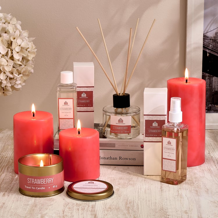 Essentials Core Strawberry Scented Tin Candle