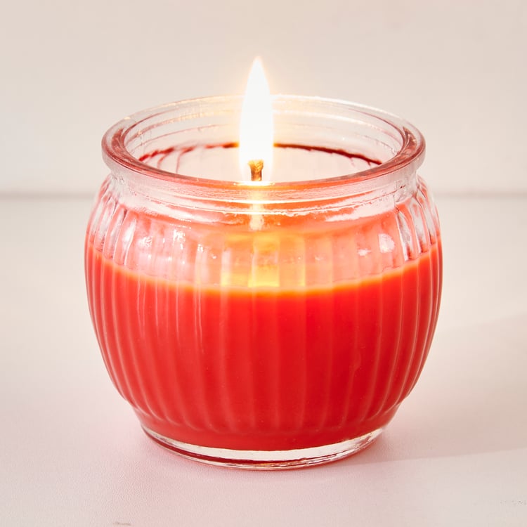 Essentials Strawberry Scented Jar Candle