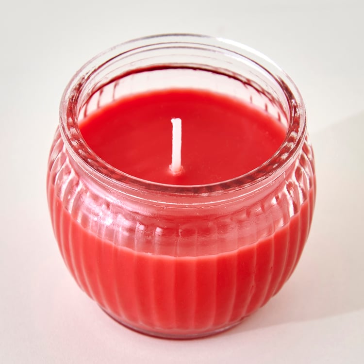 Essentials Strawberry Scented Jar Candle