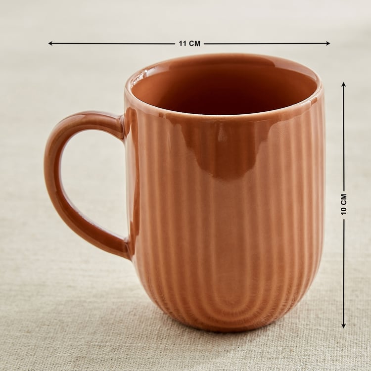Casa Porcelain Rib Mug - 320ml