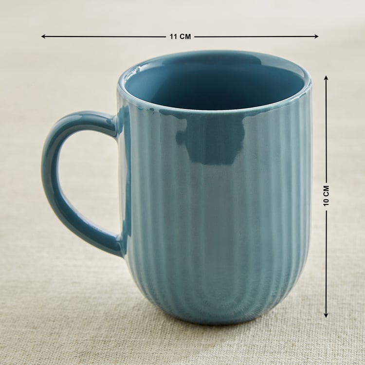 Casa Porcelain Rib Mug - 320ml
