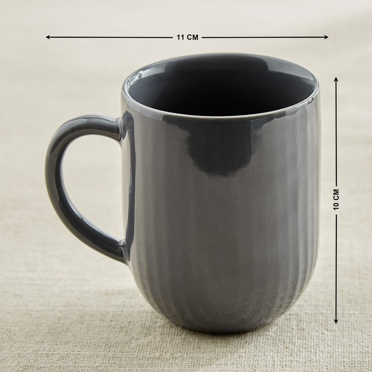 Casa Porcelain Rib Mug - 320ml