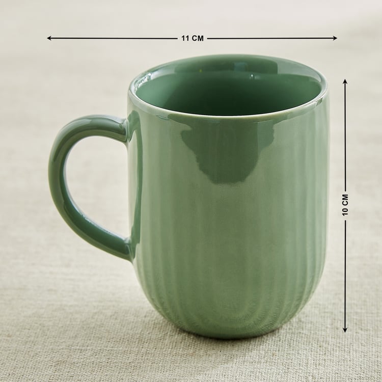 Casa Porcelain Rib Mug - 320ml