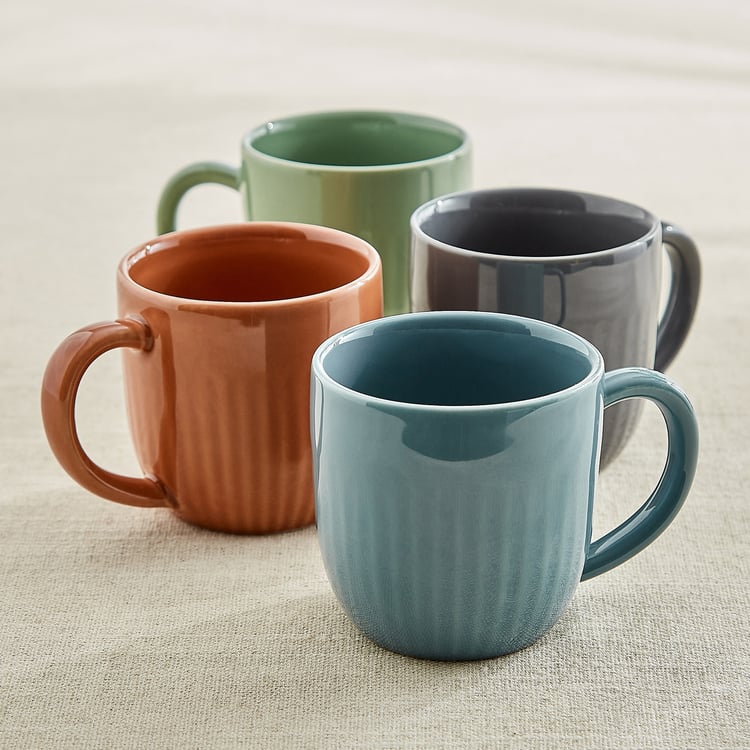 Casa Porcelain Rib Mug - 190ml