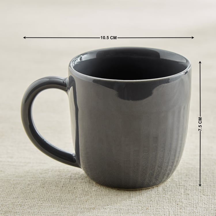 Casa Porcelain Rib Mug - 190ml