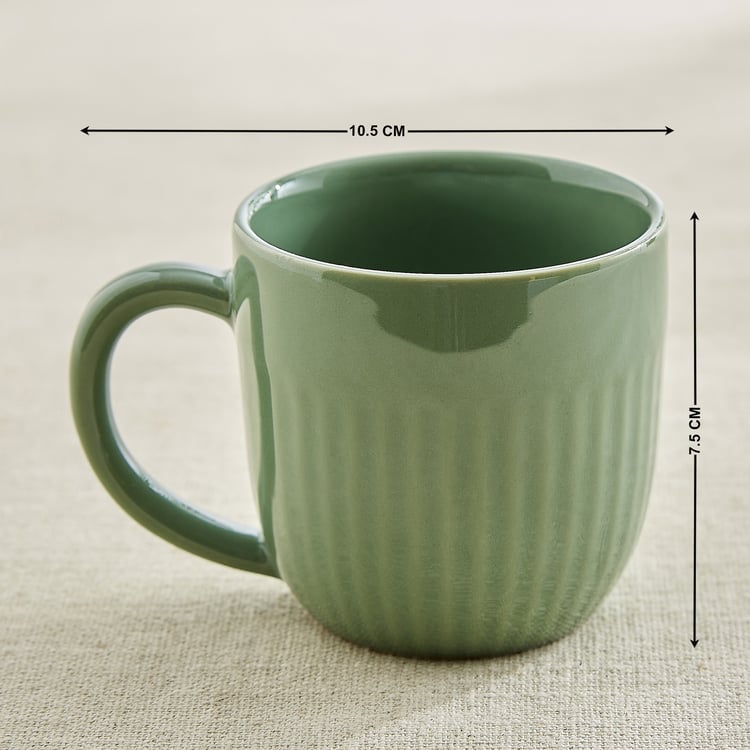 Casa Porcelain Rib Mug - 190ml