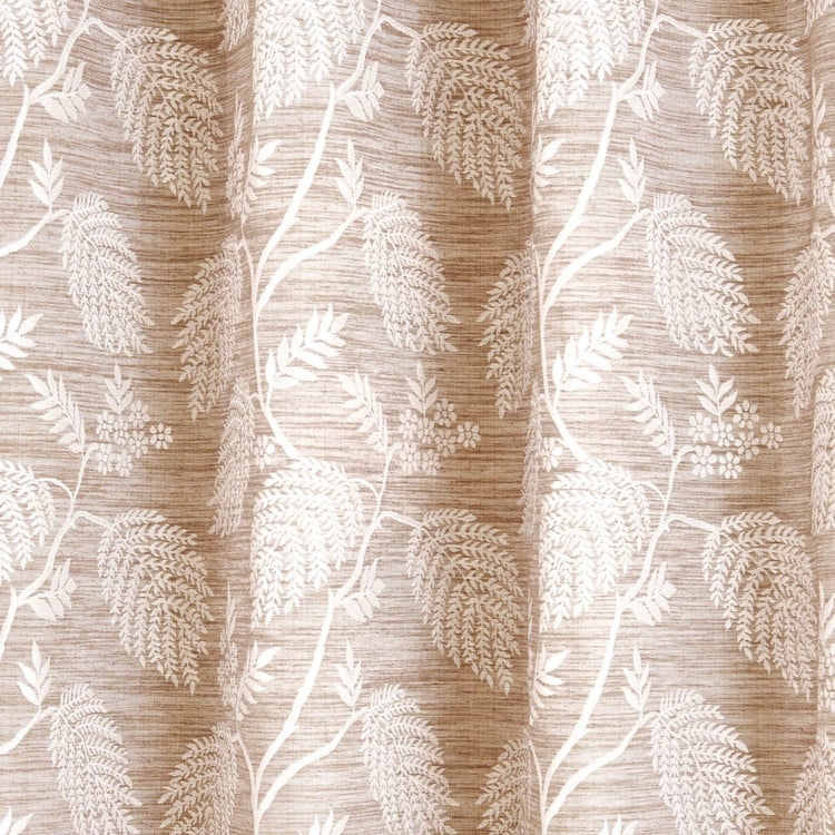Morris Fauna Set of 2 Jacquard Room Darkening Door Curtain - 7.38ft (225cm)