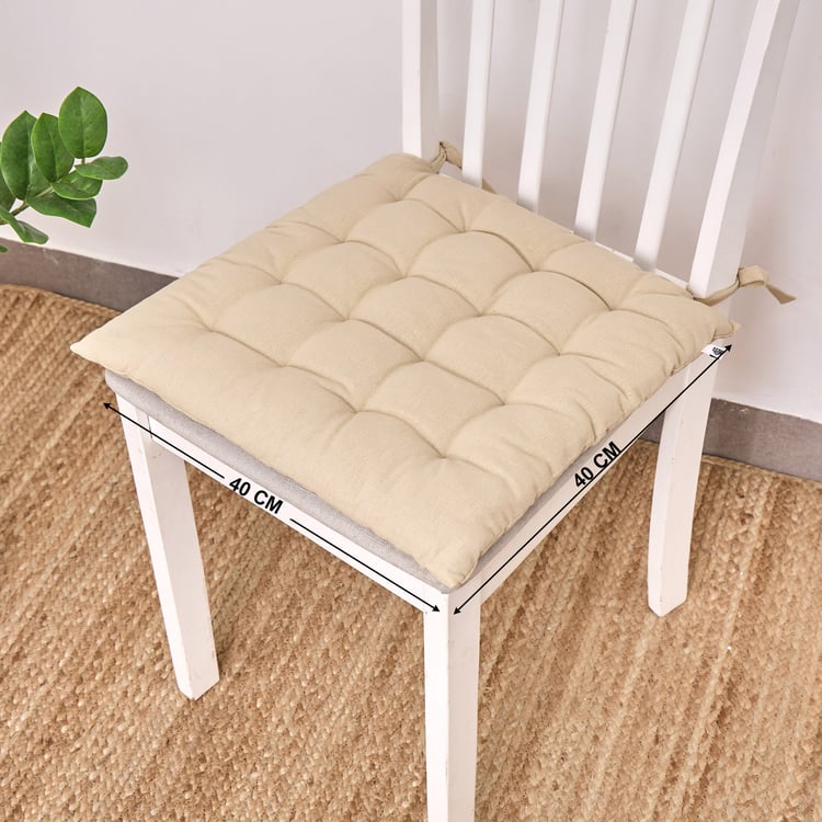 Poise Cotton Chair Pad - 40x40cm