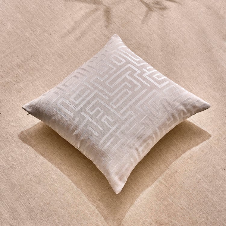 Morris Maze Jacquard Cushion Cover - 45x45cm