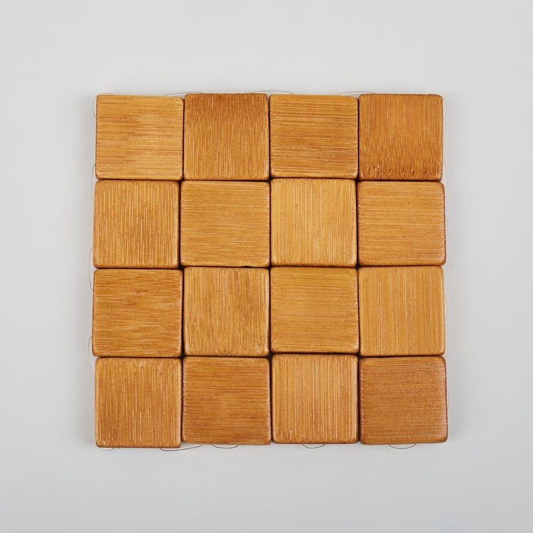 Habitat Ebony Set of 6 Bamboo Coasters