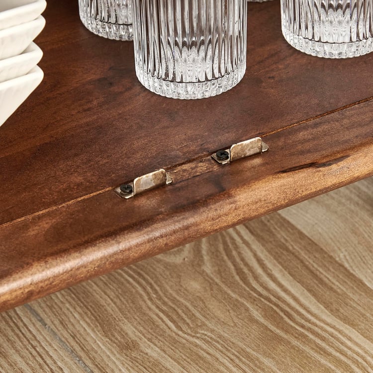 Modern Artisan Mango Wood Sideboard - Teak