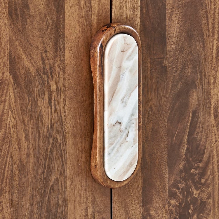 Modern Artisan Mango Wood Sideboard - Teak