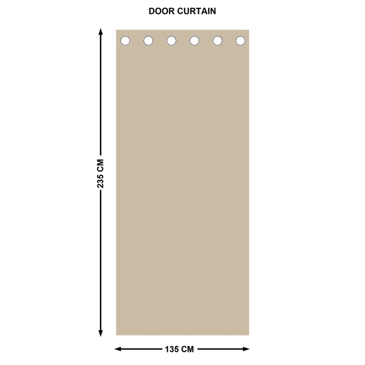 Morris Maze Set of 2 Door Jacquard Room Darkening Curtains - 7.3ft(225cm)
