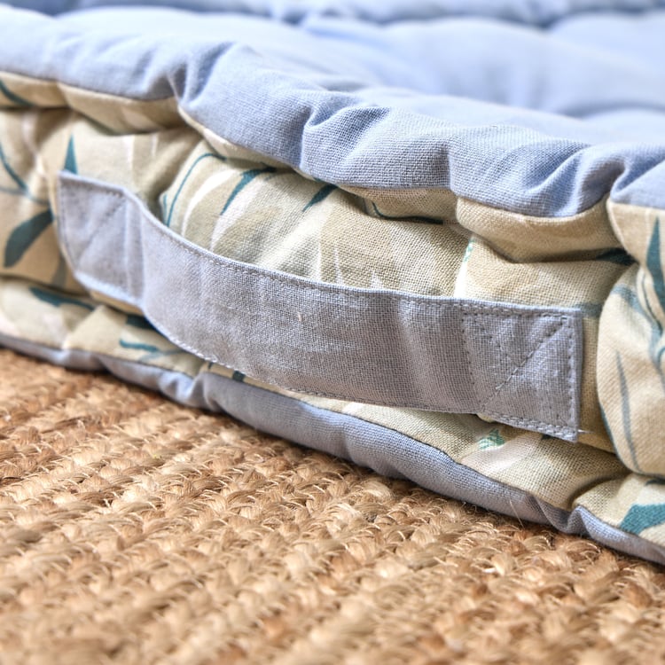 Poise Cotton Printed Floor Cushion - 48x48cm