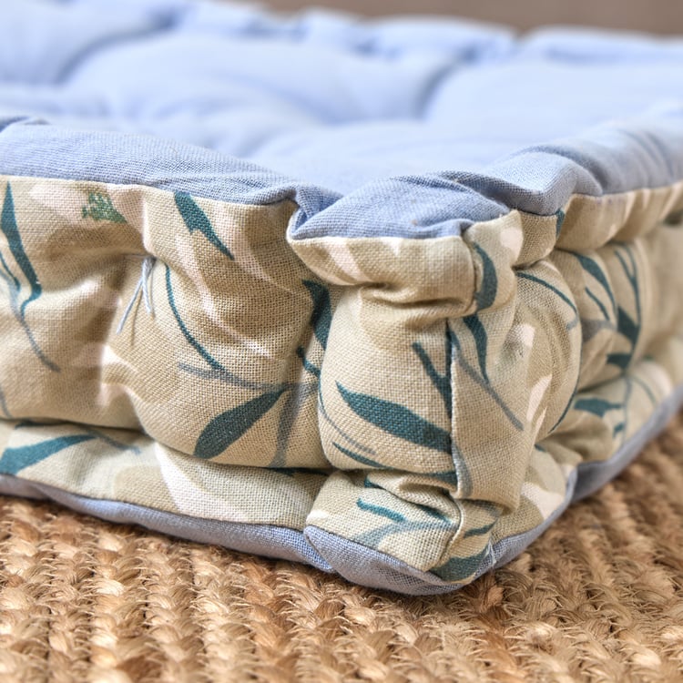 Poise Cotton Printed Floor Cushion - 48x48cm