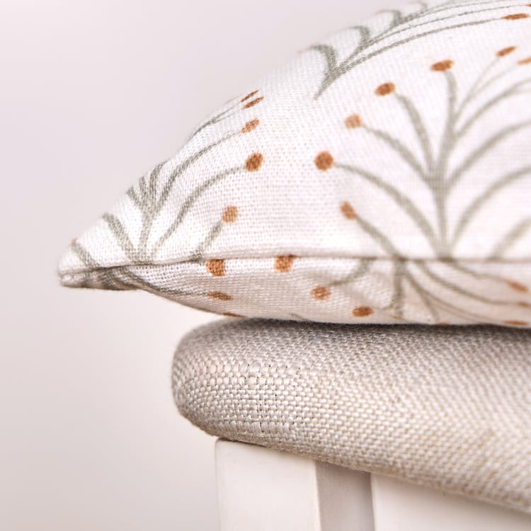 Poise Printed Cotton Chair Pad - 40x40cm