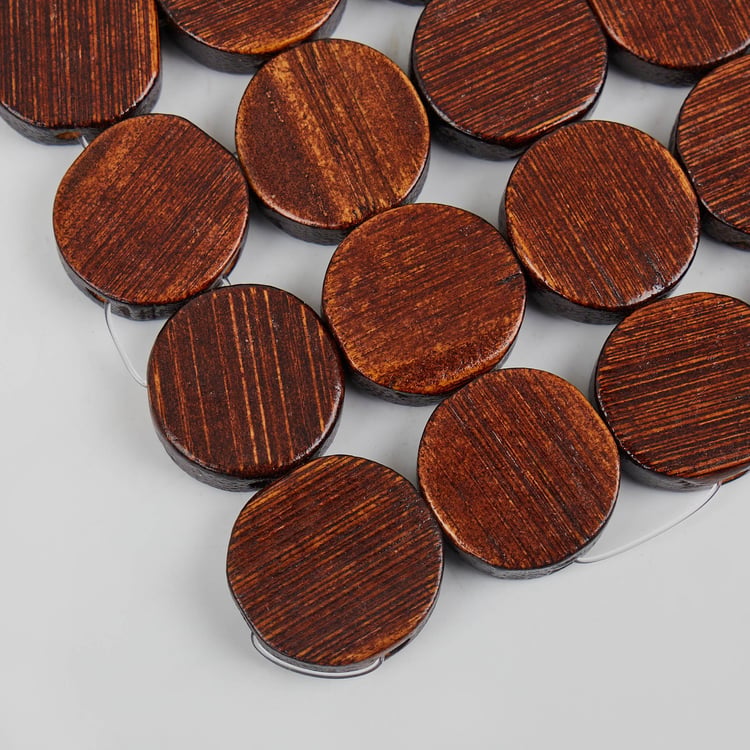 Habitat Rivet Set of 6 Bamboo Coasters