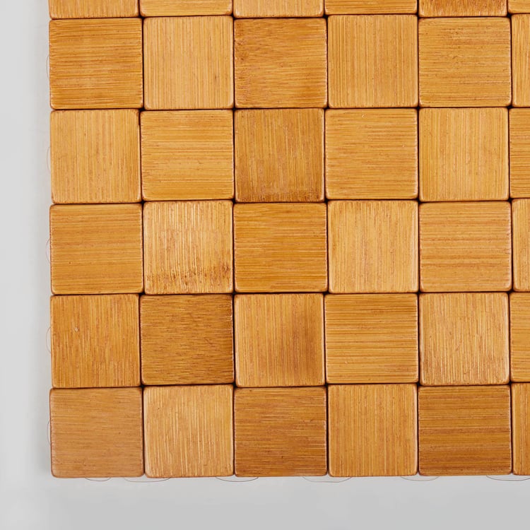 Habitat Ebony Bamboo Checked Trivet