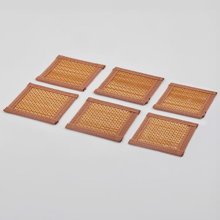 Habitat Ocean Set of 6 Bamboo Coasters