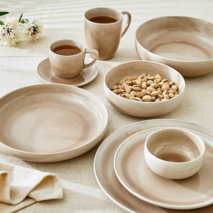 Cadenza Cerradura Muskmelon Stoneware Cup and Saucer - 160ml