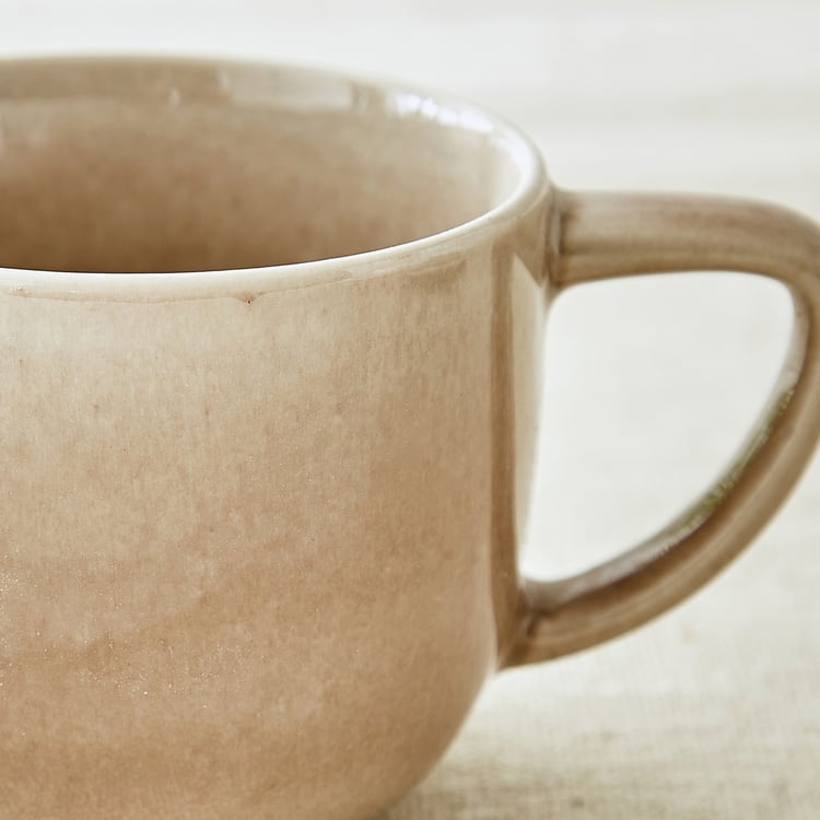 Cadenza Cerradura Muskmelon Stoneware Cup and Saucer - 160ml