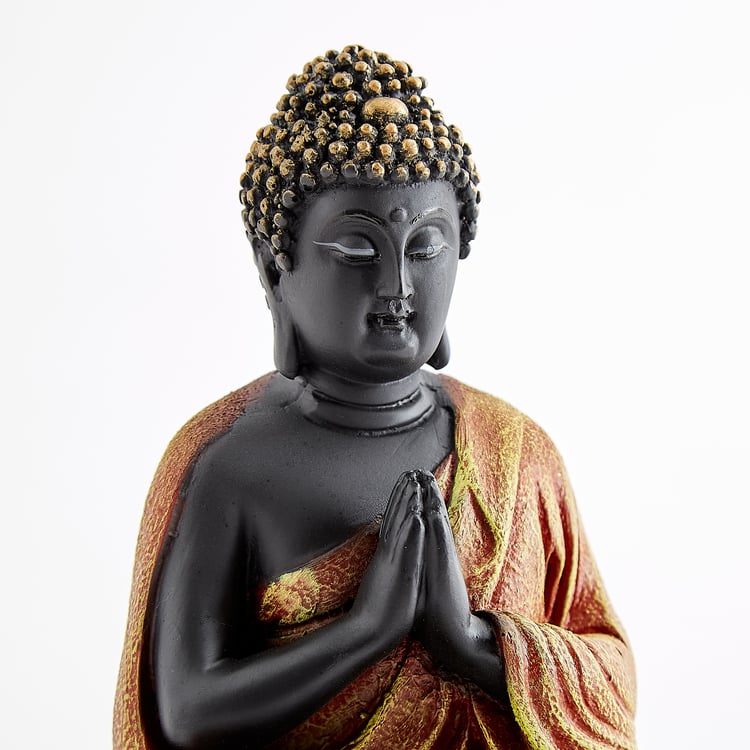 Corsica Elba Polyresin Buddha T-Light Holder
