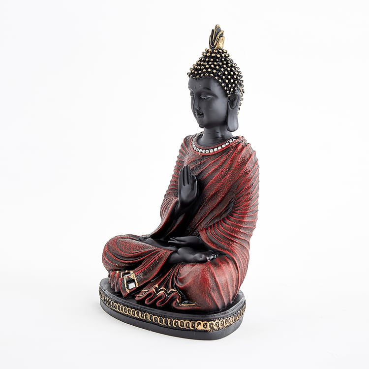 Corsica Elba Polyresin Serene Buddha Figurine