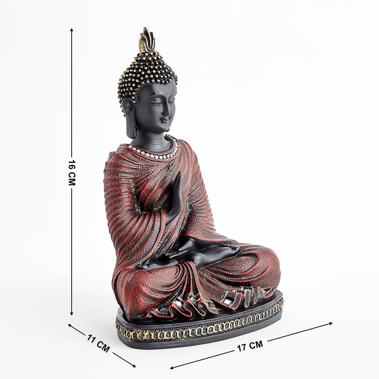 Corsica Elba Polyresin Serene Buddha Figurine
