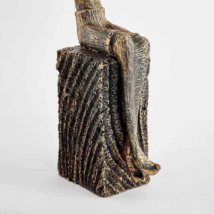 Corsica Elba Polyresin Sitting Human Figurine