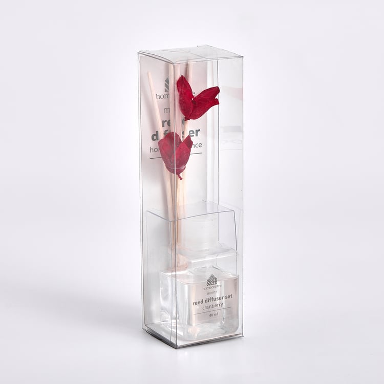 Corsica Gilded Cranberry Reed Diffuser Set
